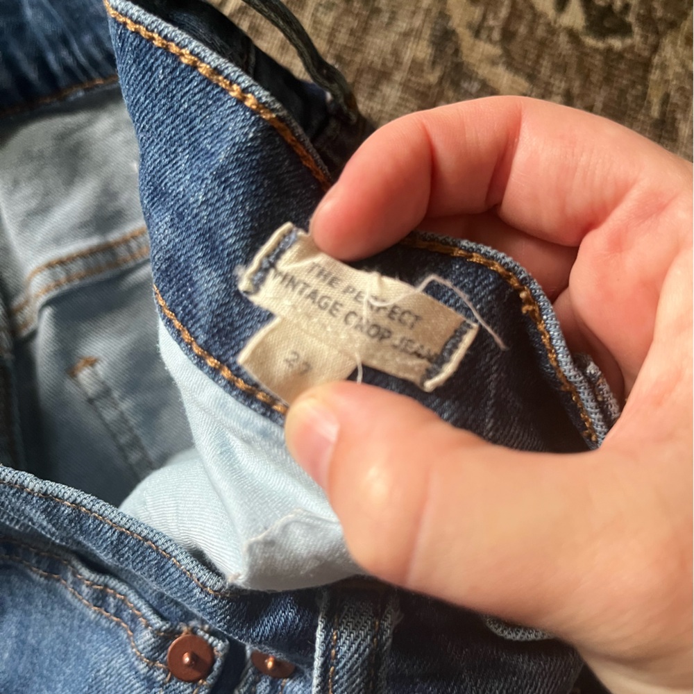 Madewell Perfect Vintage Crop Jean - 27 - Picture 5 of 6